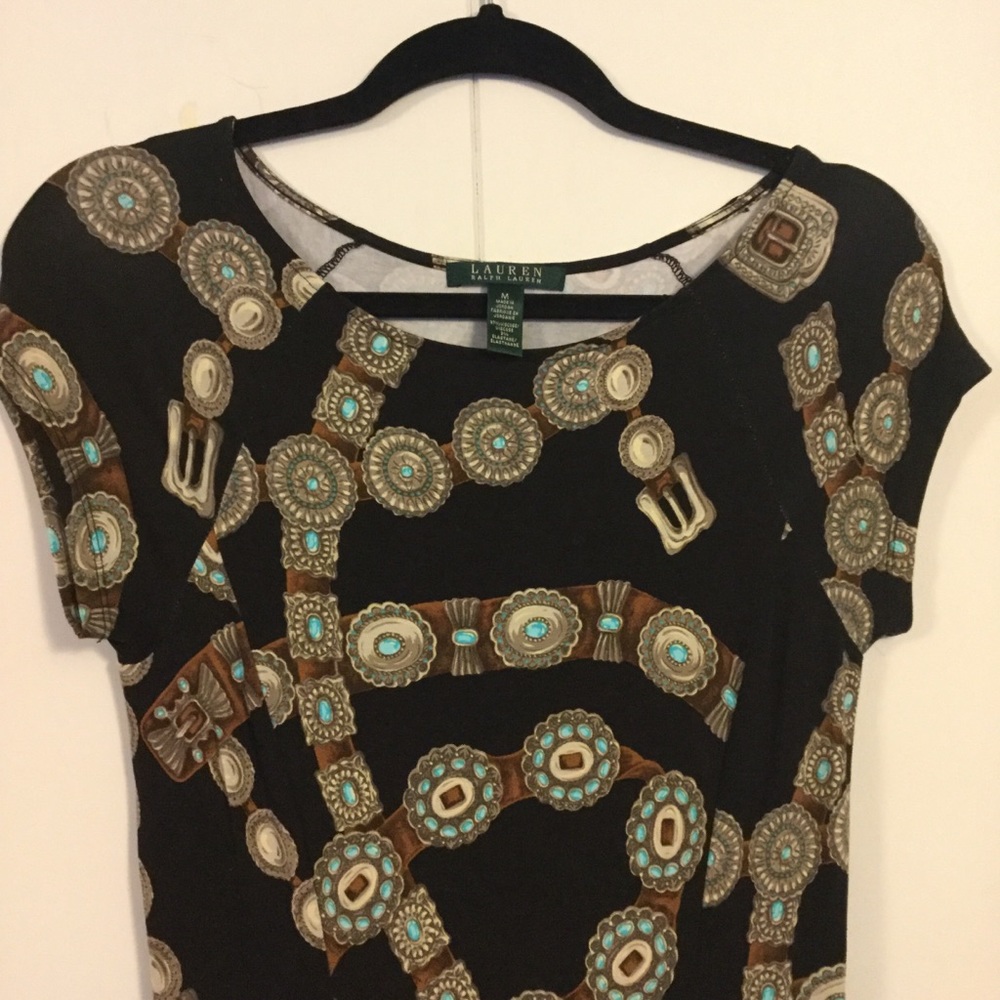Ralph Lauren western belt dress